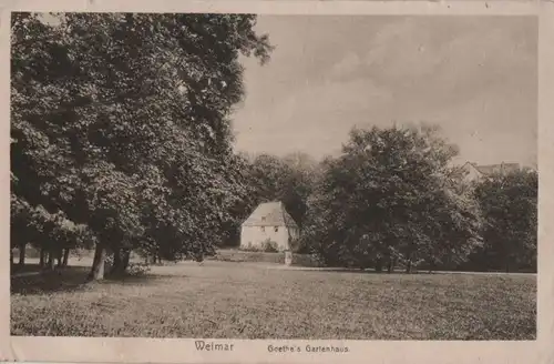 Weimar - Goethes Gartenhaus - ca. 1950