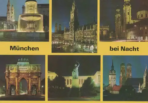 München - bei Nacht - ca. 1985
