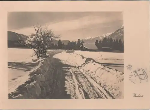 Verschneite Landschaft - 1942