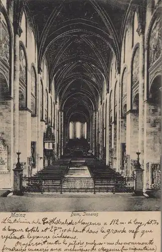 Mainz - Dom, Inneres - ca. 1915