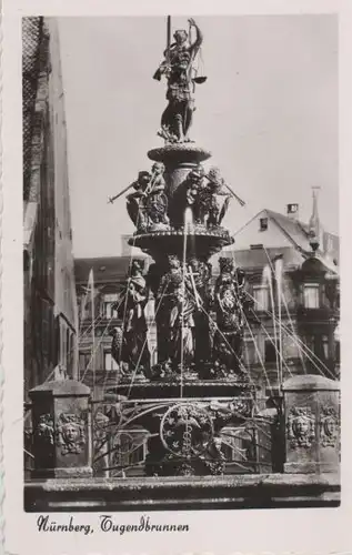 Nürnberg - Tugendbrunnen - ca. 1960