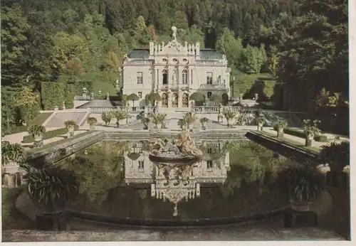 Ettal, Schloss Linderhof - mit Spiegelung