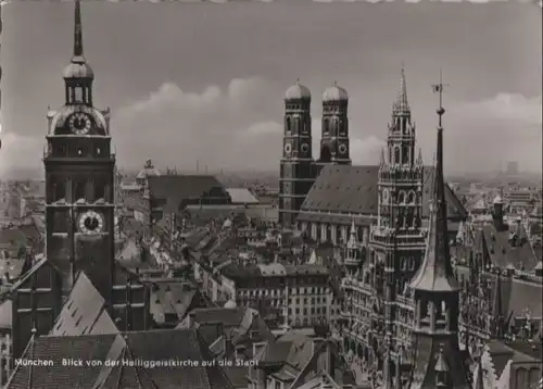 München - Blick von der Heiliggeistkirche - 1953
