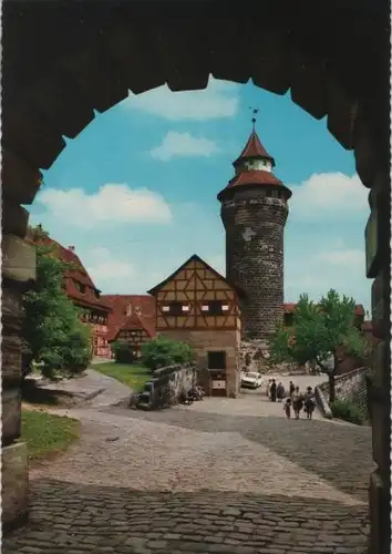 Nürnberg - Burg mit Sinwellturm - ca. 1970