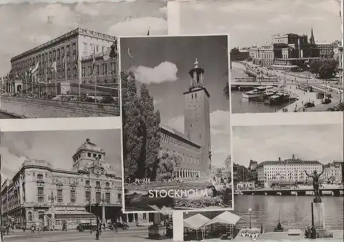 Schweden - Schweden - Stockholm - mit 5 Bildern - 1958