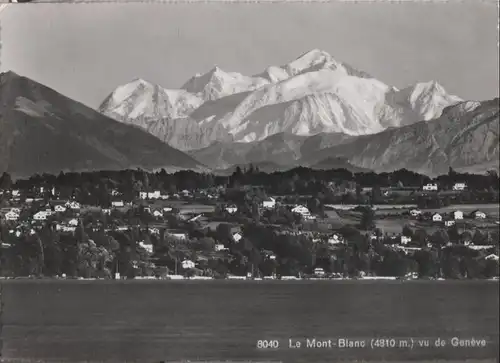 Schweiz - Schweiz - Genf / Genève - mit Mont Blanc - ca. 1965