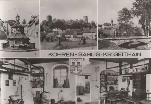Kohren-Sahlis - u.a. Töpferbrunnen - 1980