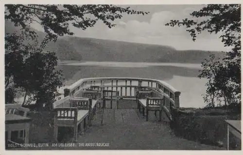 Eutin Ugleisee - Angelbrücke - ca. 1955