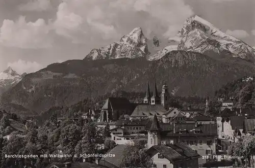 Berchtesgaden - mit Watzmann - ca. 1955