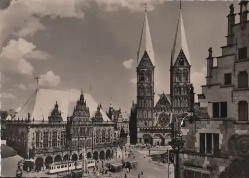 Bremen - Marktplatz - ca. 1965