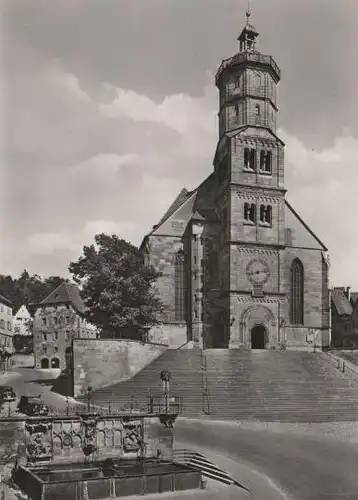 Schwäbisch Hall - St. Michaeliskirche - ca. 1955