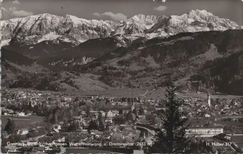 Garmisch-Partenkirchen - gegen Wettersteinwand - 1959