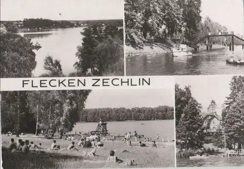 Rheinsberg-Zechlin - 4 Teilbilder - 1984