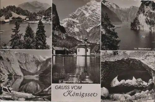 Königssee - u.a. St. Bartholomä - ca. 1960