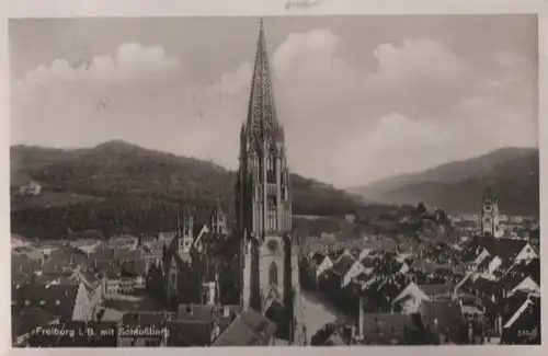 Freiburg - mit Schloßberg - 1935