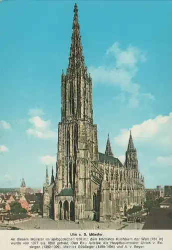 Ulm Donau - Münster - ca. 1975