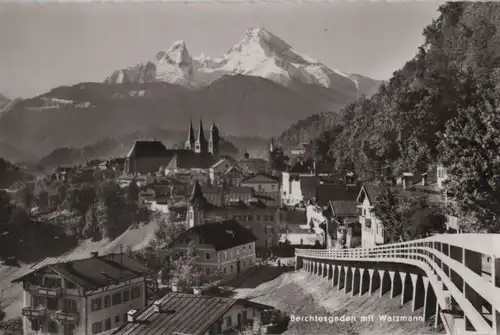 Berchtesgaden - mit Watzmann - ca. 1960