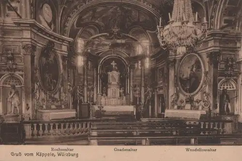 Würzburg - Käppele, drei Altare - ca. 1935