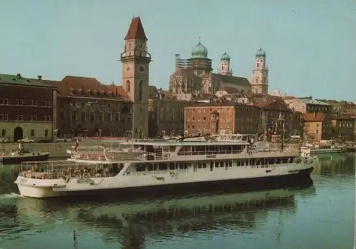 Passau - Rathaus und Dom - ca. 1975