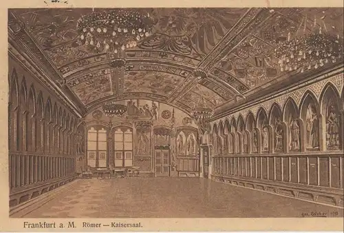 Frankfurt Main - Römer, Kaisersaal