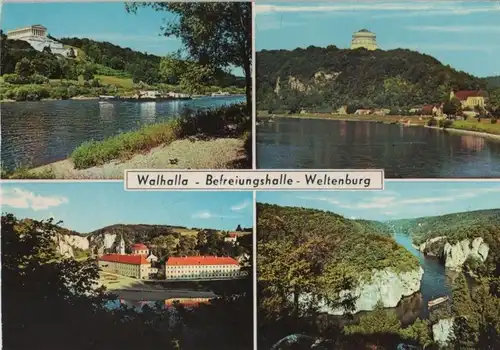 Donaustauf, Walhalla - Befreiungshalle, Weltenburg - ca. 1980
