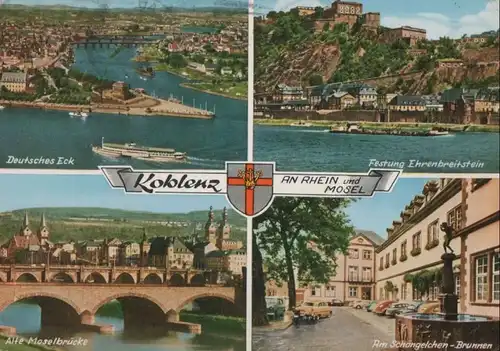 Koblenz - u.a. Schängelchen-Brunnen - 1964