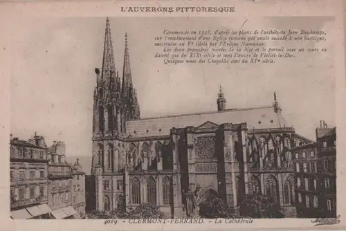 Frankreich - Frankreich - Clermont-Ferrand - La Cathedrale - ca. 1940