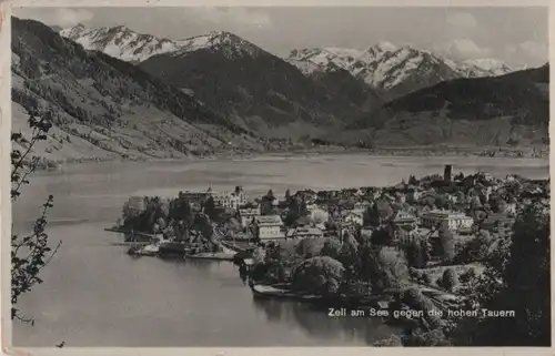 Österreich - Österreich - Zell am See - gegen die hohen Tauern - ca. 1950