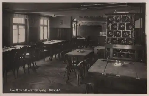 Oberstdorf - Hotel Hirsch, Bierstube - 1936