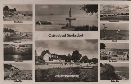 Sierksdorf - u.a. Strandleben - 1955