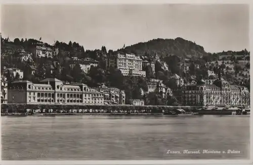 Schweiz - Schweiz - Luzern - Kursaal, Montana und Palace - ca. 1955