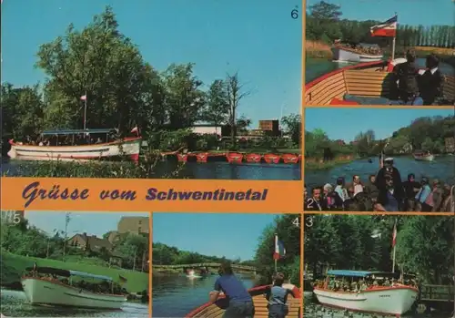Schwentine - u.a. Ruderbootvermietung - ca. 1980
