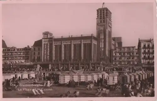 Belgien - Belgien - Blankenberghe - La Plage et le Casino - ca. 1955