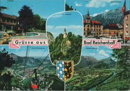 Bad Reichenhall - 5 Teilbilder - 1972
