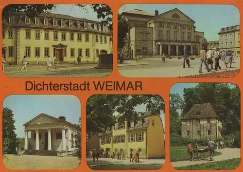 Weimar - u.a. Schillerhaus - 1988