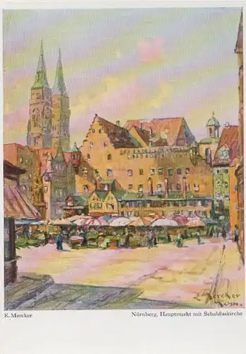 Nürnberg- Hauptmarkt - ca. 1975