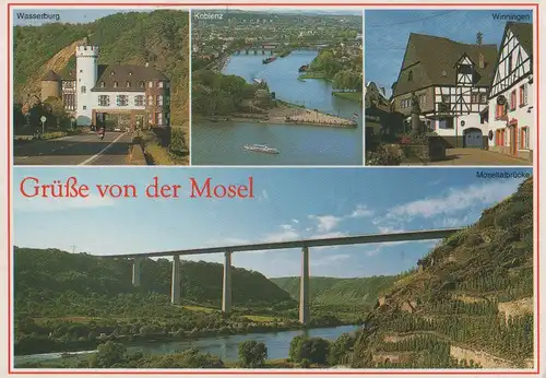 Mosel - u.a. Moseltalbrücke - 1996