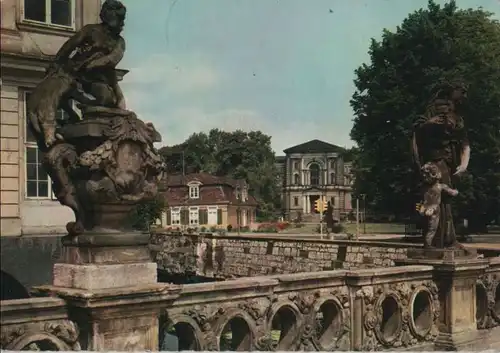 Wolfenbüttel - Blick vom Schloss auf Bibliothek - ca. 1970