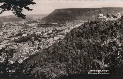Geislingen - Blick vom Ödenturm - ca. 1965