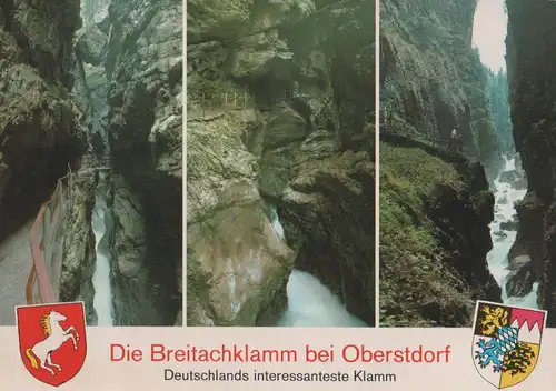 Breitachklamm - mit 3 Bildern - ca. 1975