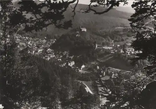 Schwarzburg - Blick vom Trippstein - 1986