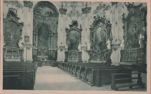 Kloster Ettal - innen - ca. 1950
