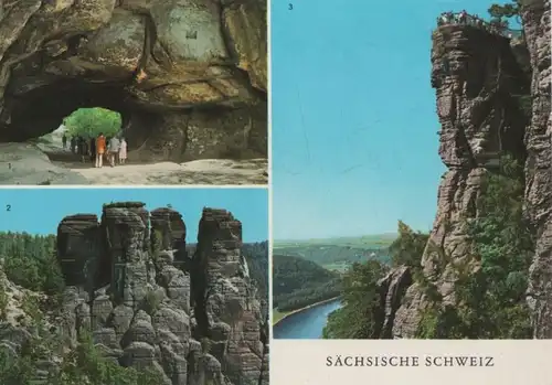 Sächsische Schweiz - u.a. Basteiaussicht - 1985