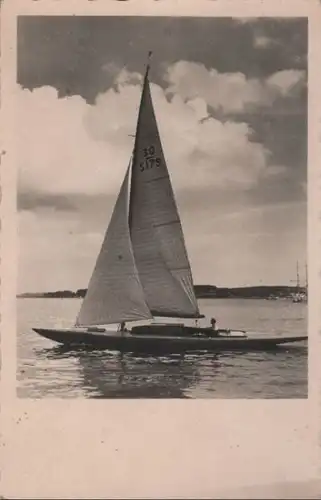 Segelboot - ca. 1955