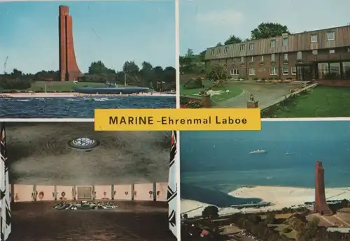 Laboe - Marine-Ehrenmal u. Scheerhaus, 4 Bilder - 1982