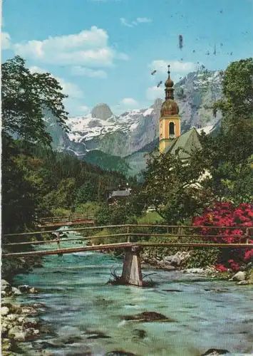 Ramsau - Kirche mit Reiteralpe - 1979