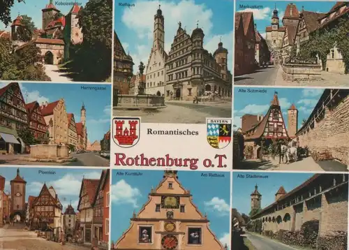 Rothenburg - u.a. alte Stadtmauer - ca. 1980