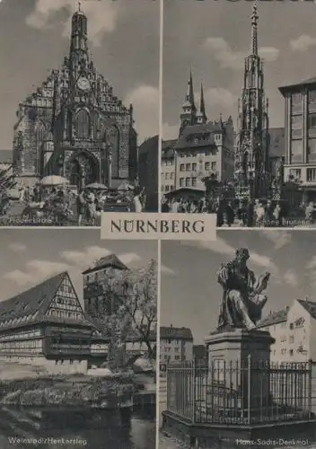 Nürnberg u.a. Schöner Brunnen - ca. 1965