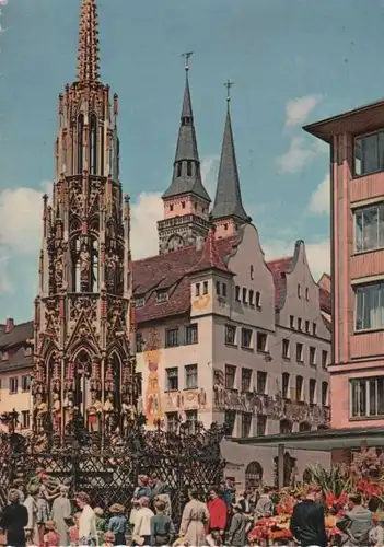 Nürnberg - Schöner Brunnen - 1959