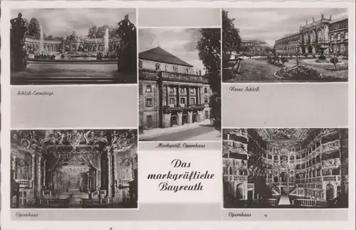 Bayreuth - u.a. Markgräfl. Opernhaus - ca. 1955